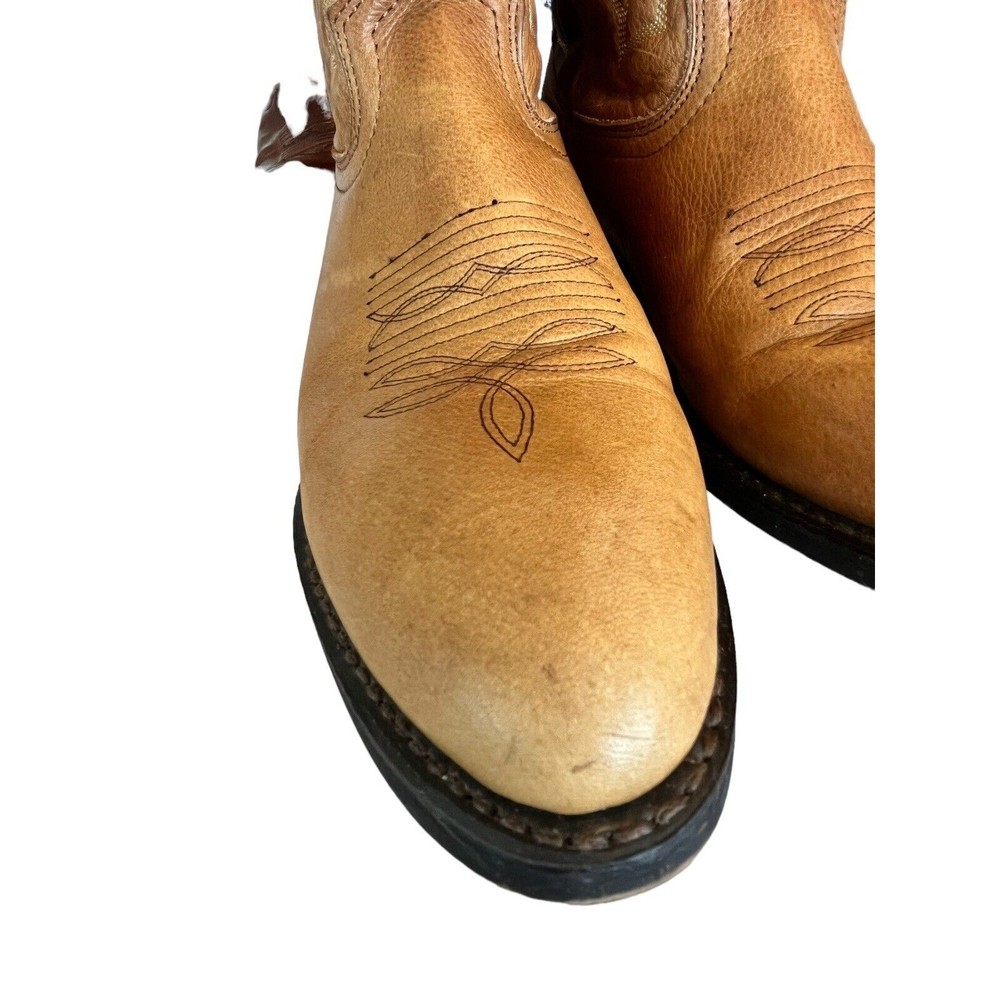 Laredo Men's Jacksonville  68372 Brown Cowboy Western Boots Sz 10.5D MB30 - Picture 4 of 7